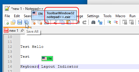 Keyboard Layout Indicator - Индикатор раскладки у текстового курсора (каретки)